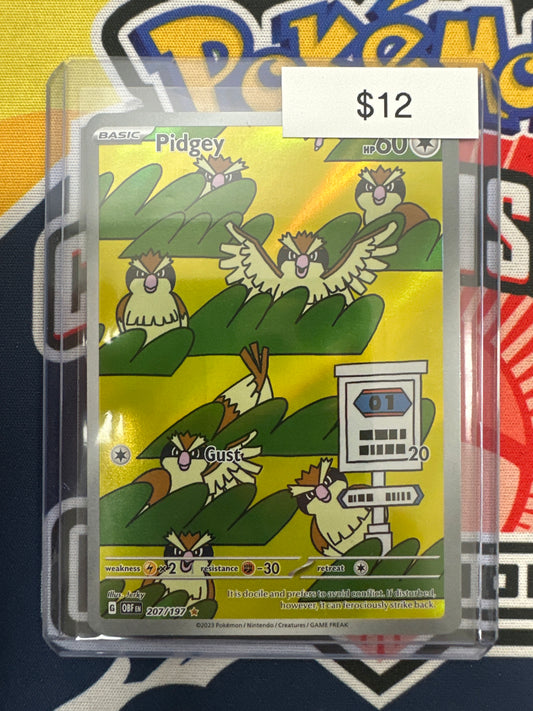 Pokemon Obsidian Flames Pidgey 207/197