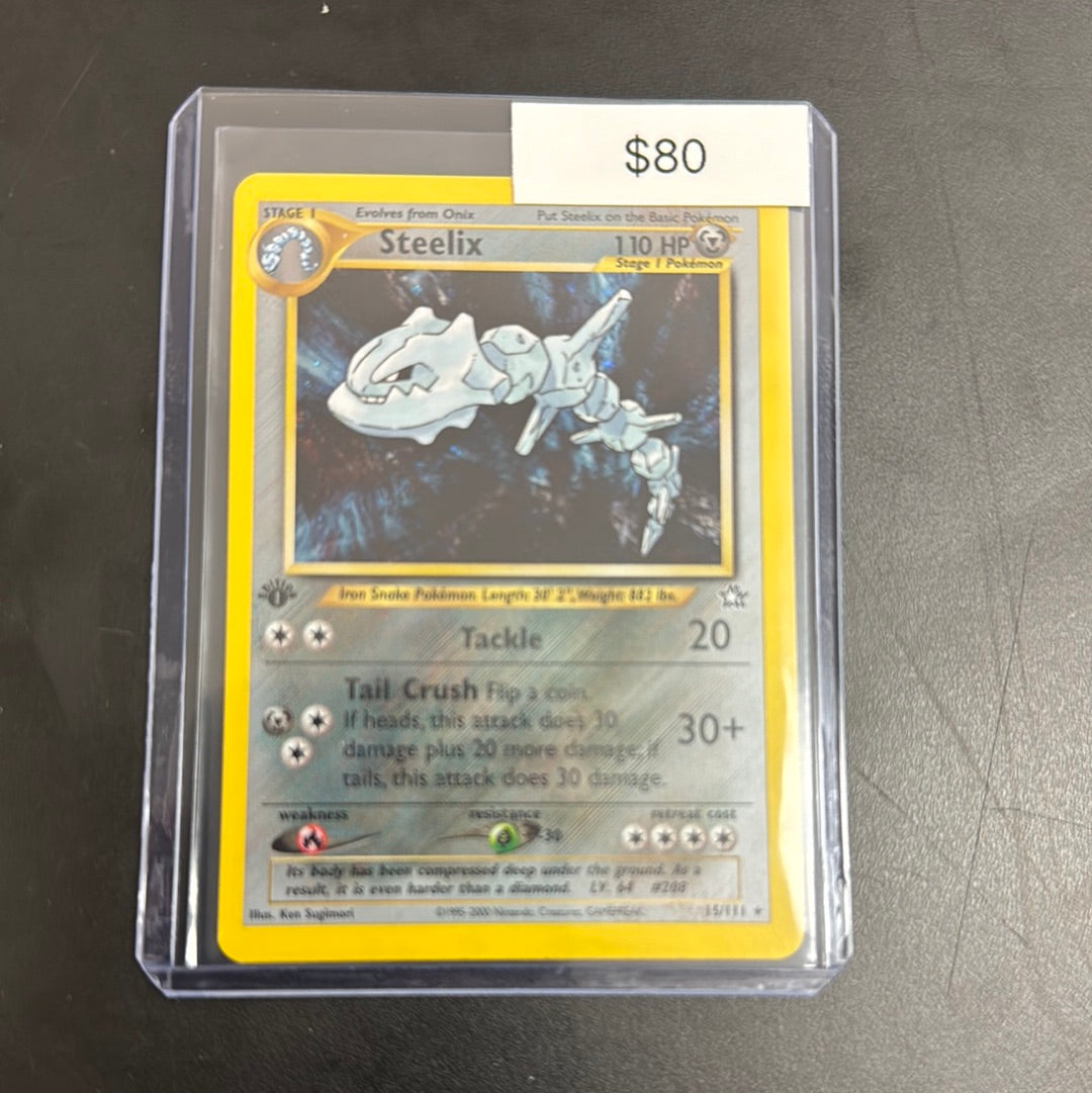 Pokémon Neo Steelix 1st Ed. Holo 15/111