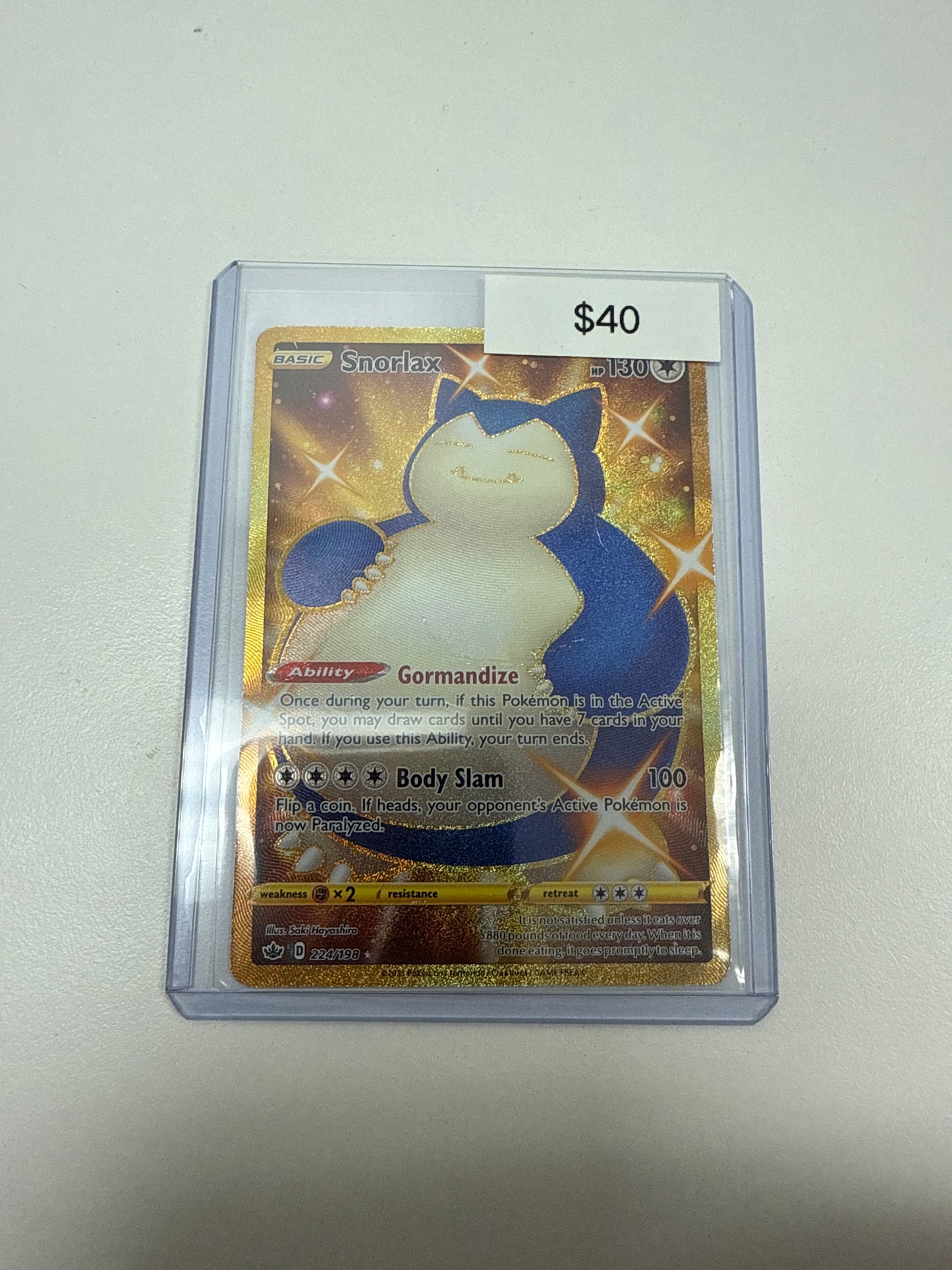 Pokémon Snorlax 224/198