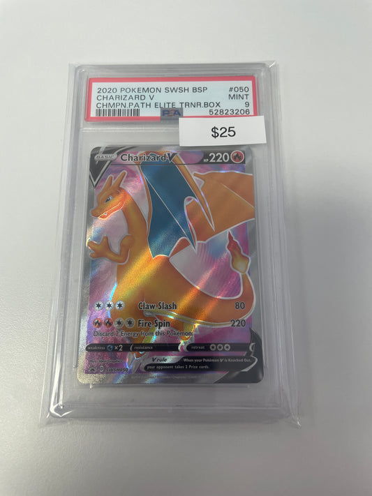 Pokemon Charizard Champions Path Promo #swsh050 PSA 9