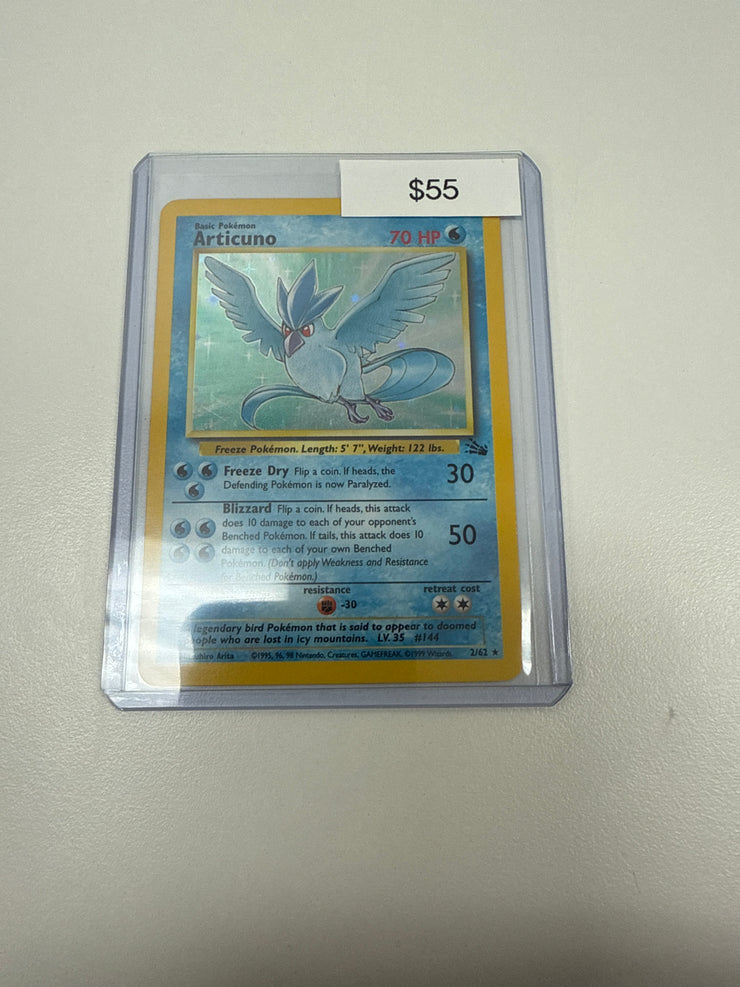 Pokémon Articuno Fossil Holo 2/62