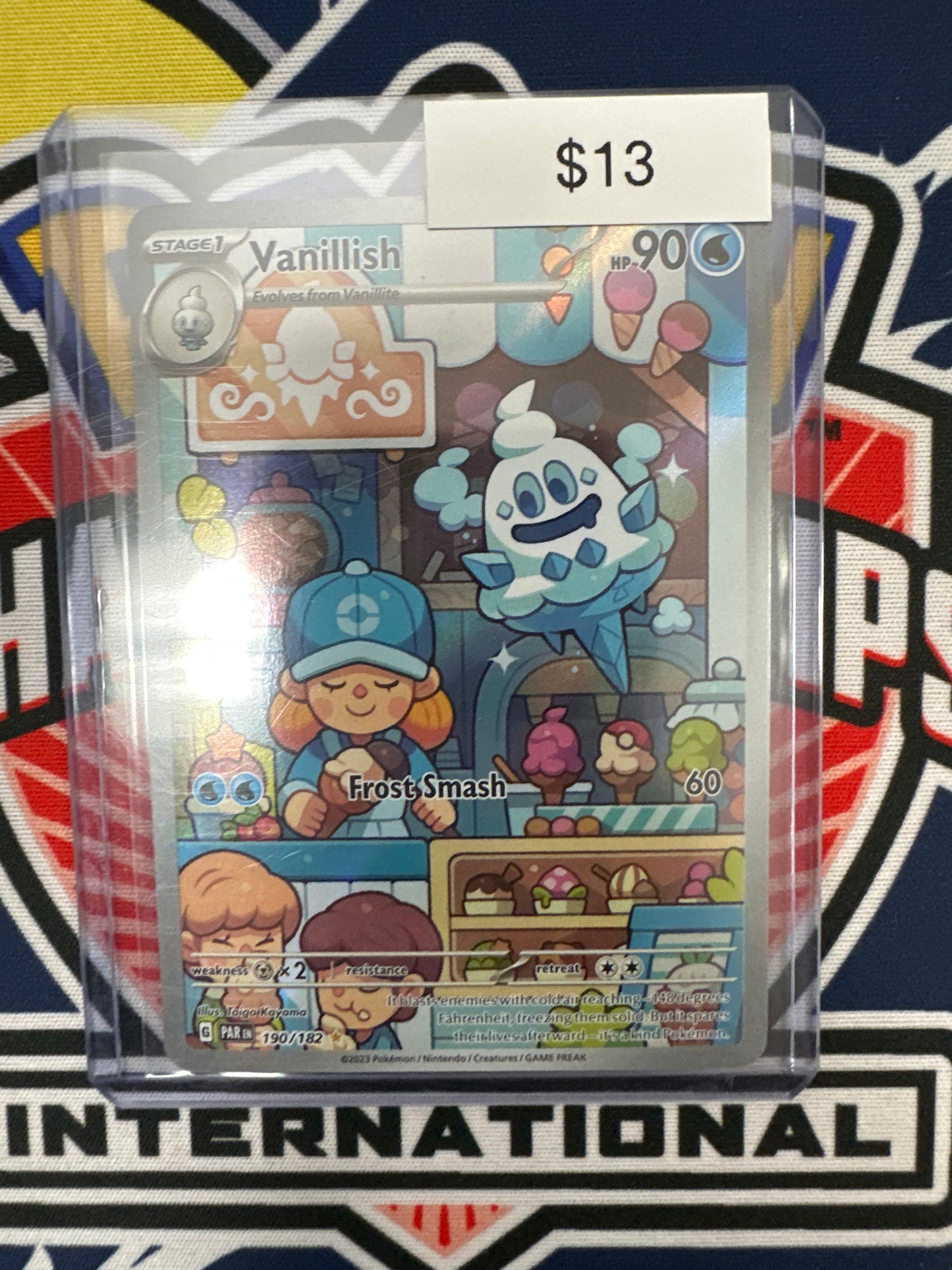 Pokemon Paradox Rift Vanillish 190/182