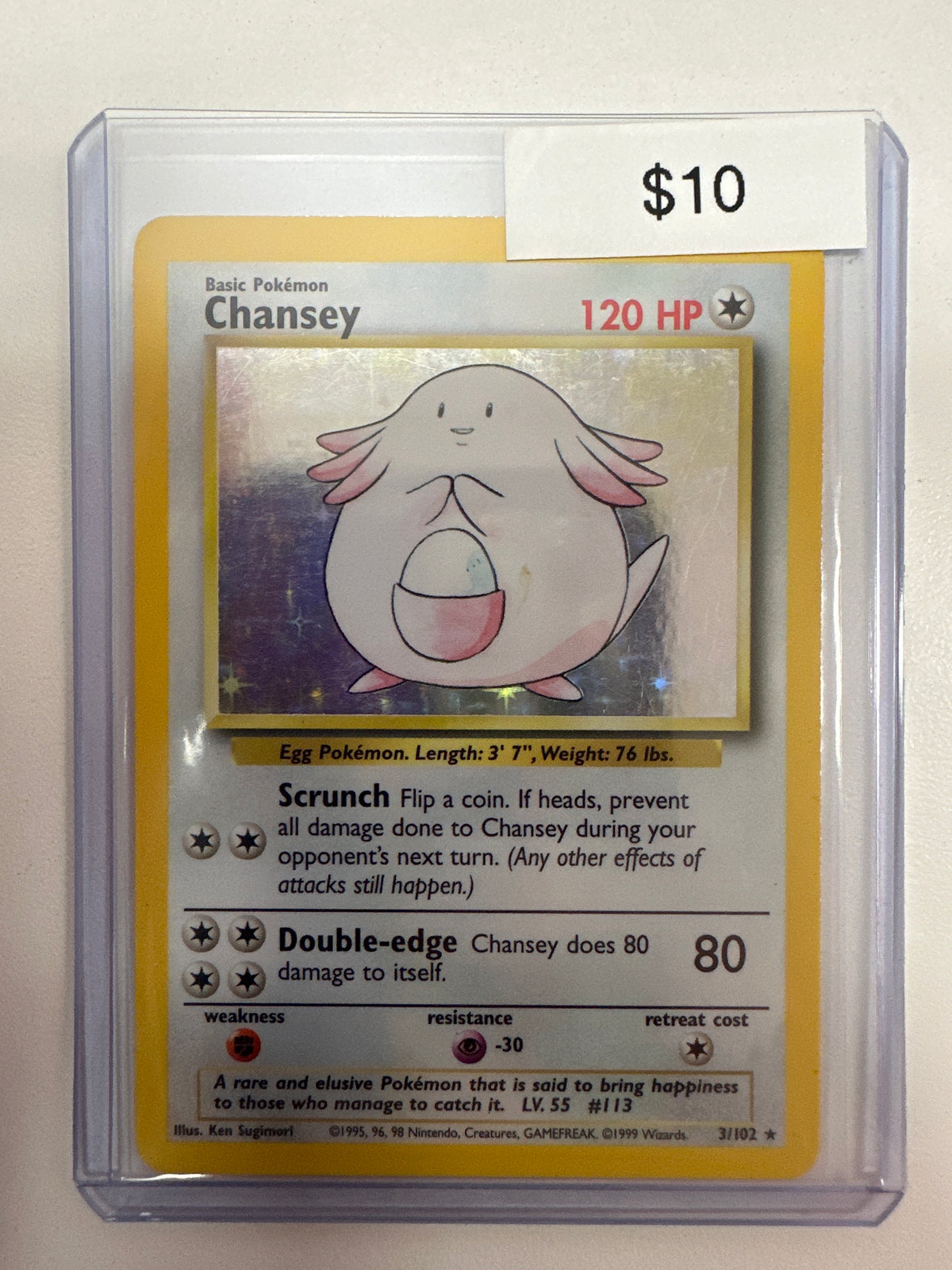 Pokemon Chansey 3/102