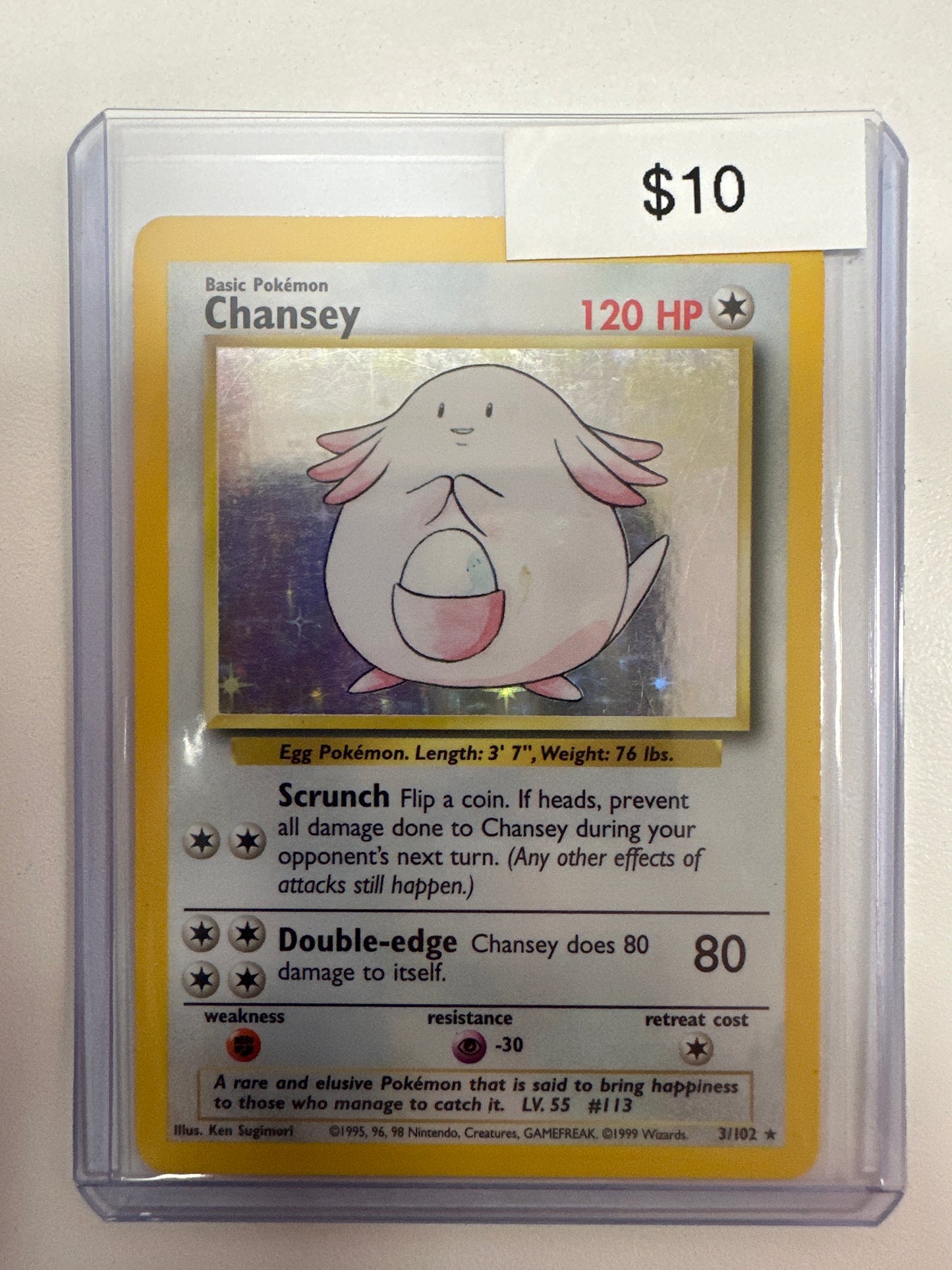 Pokemon Chansey 3/102