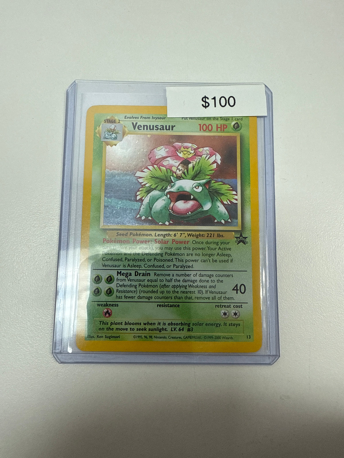 Pokémon Venusaur Holo BSP 13