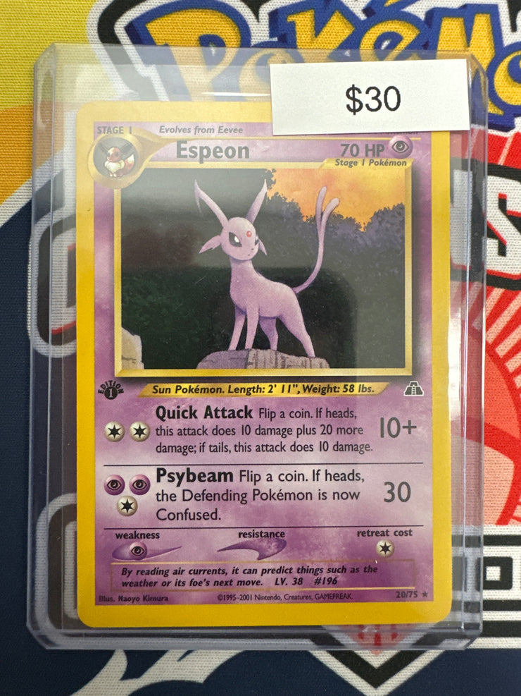 Pokemon Espeon 1st Edition 20/75