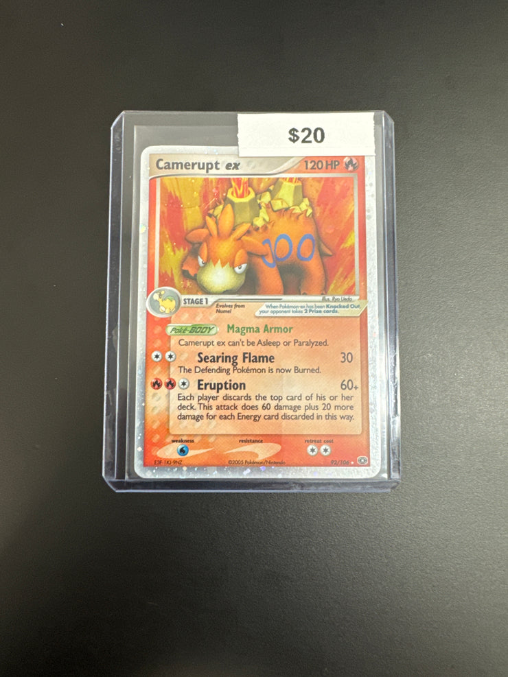 Pokémon CAMERUPT Ex Holo 92/106