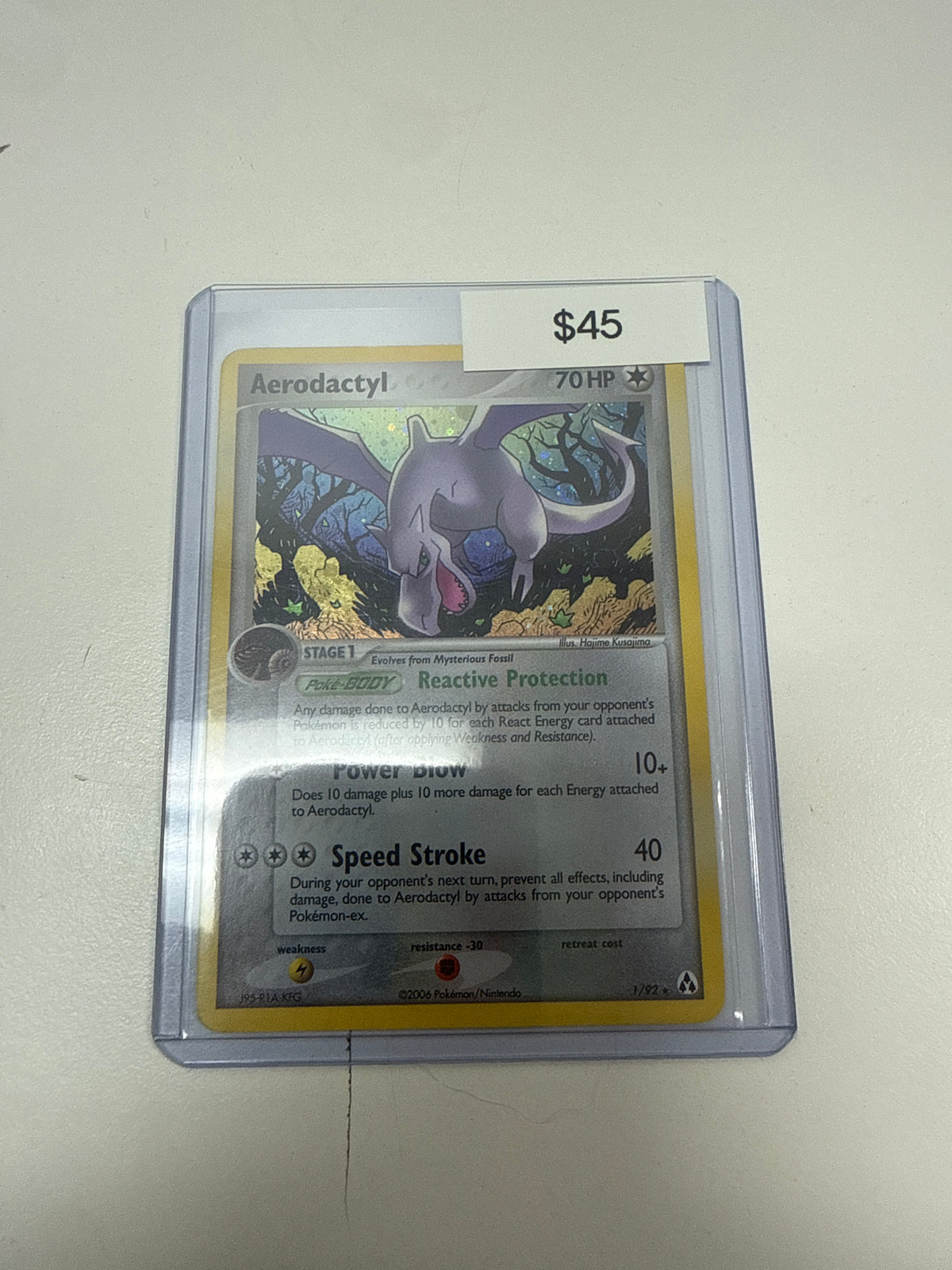 Pokemon Aerodactyl Holo #1/92