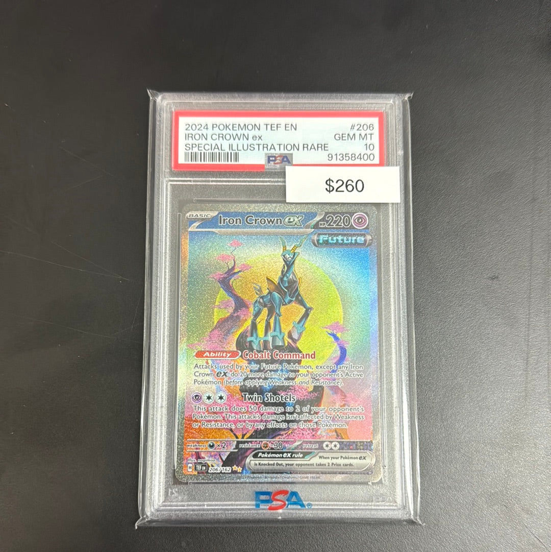 Pokémon Iron Crown EX 206 PSA 10