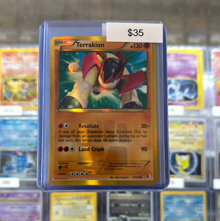 Pokémon Terrakion Holo Reverse 151/149