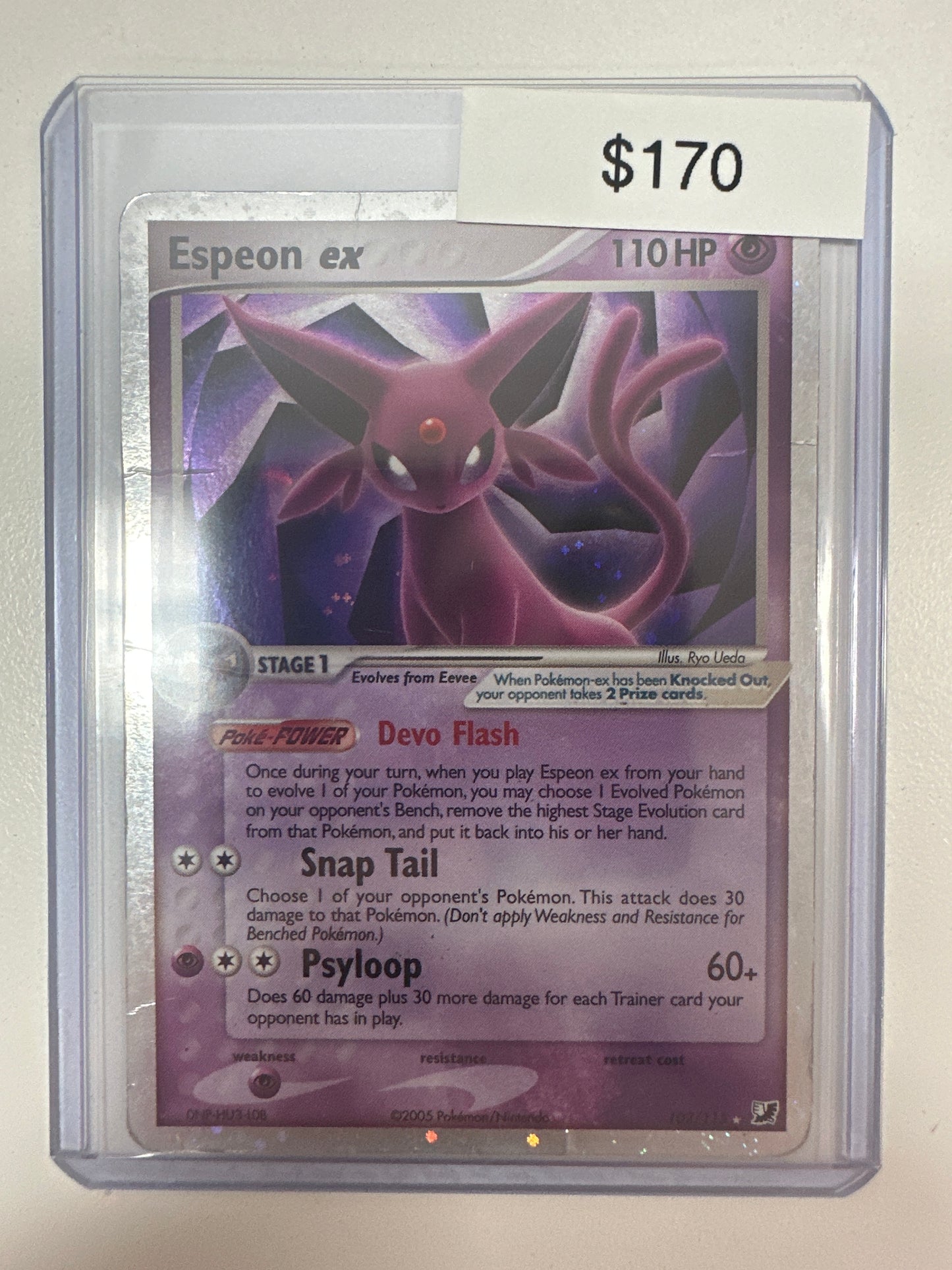 Pokemon Espeon ex 102/115