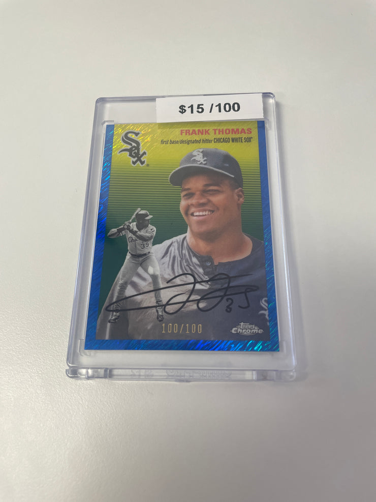 2023 Topps Platinum Frank Thomas Blue /100 