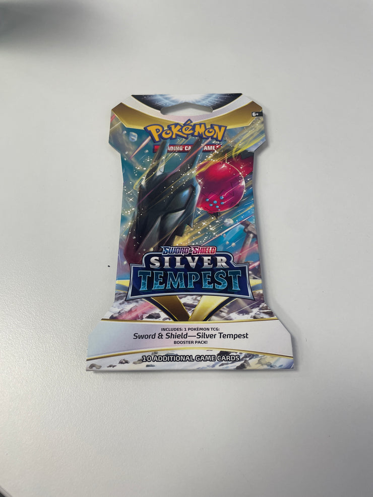 Silver Tempest Sleeved Booster Pack