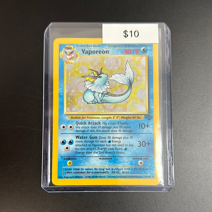 Pokémon Jungle Vaporeon 12/64 Holo