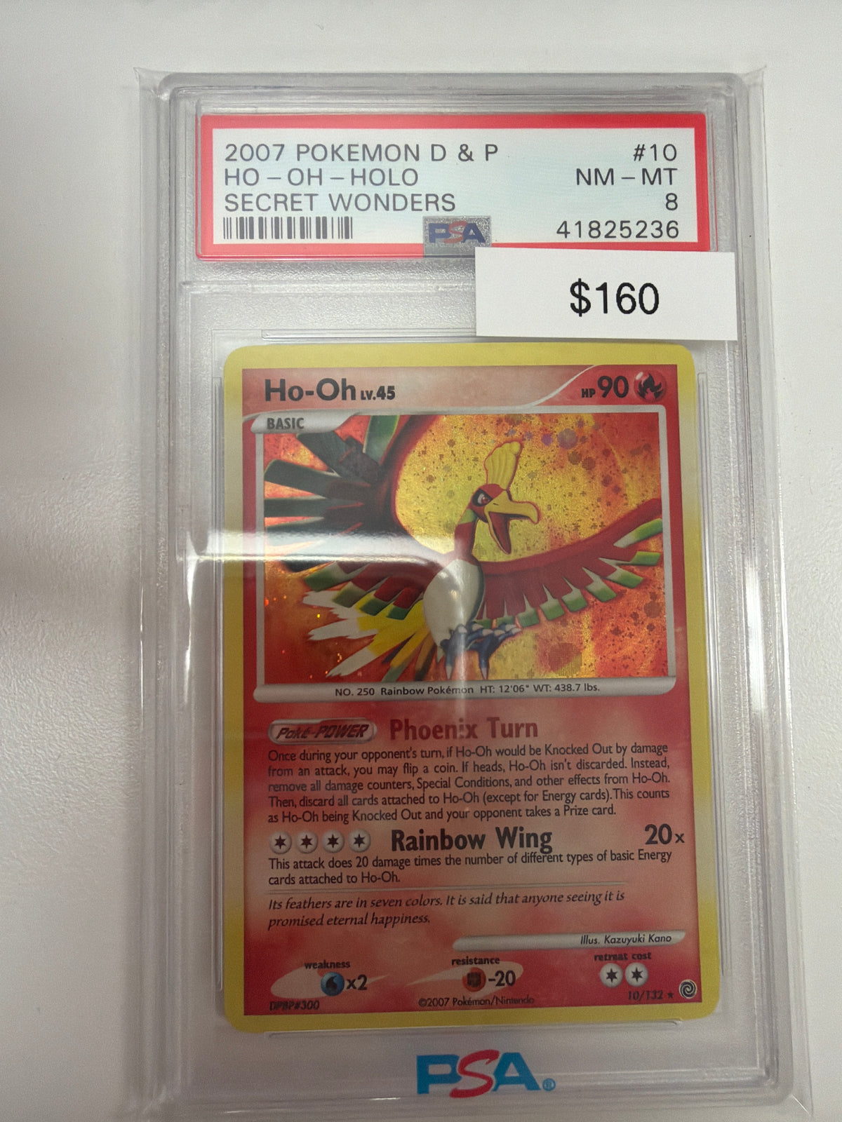 Pokemon Ho-oh 10/132 PSA 8