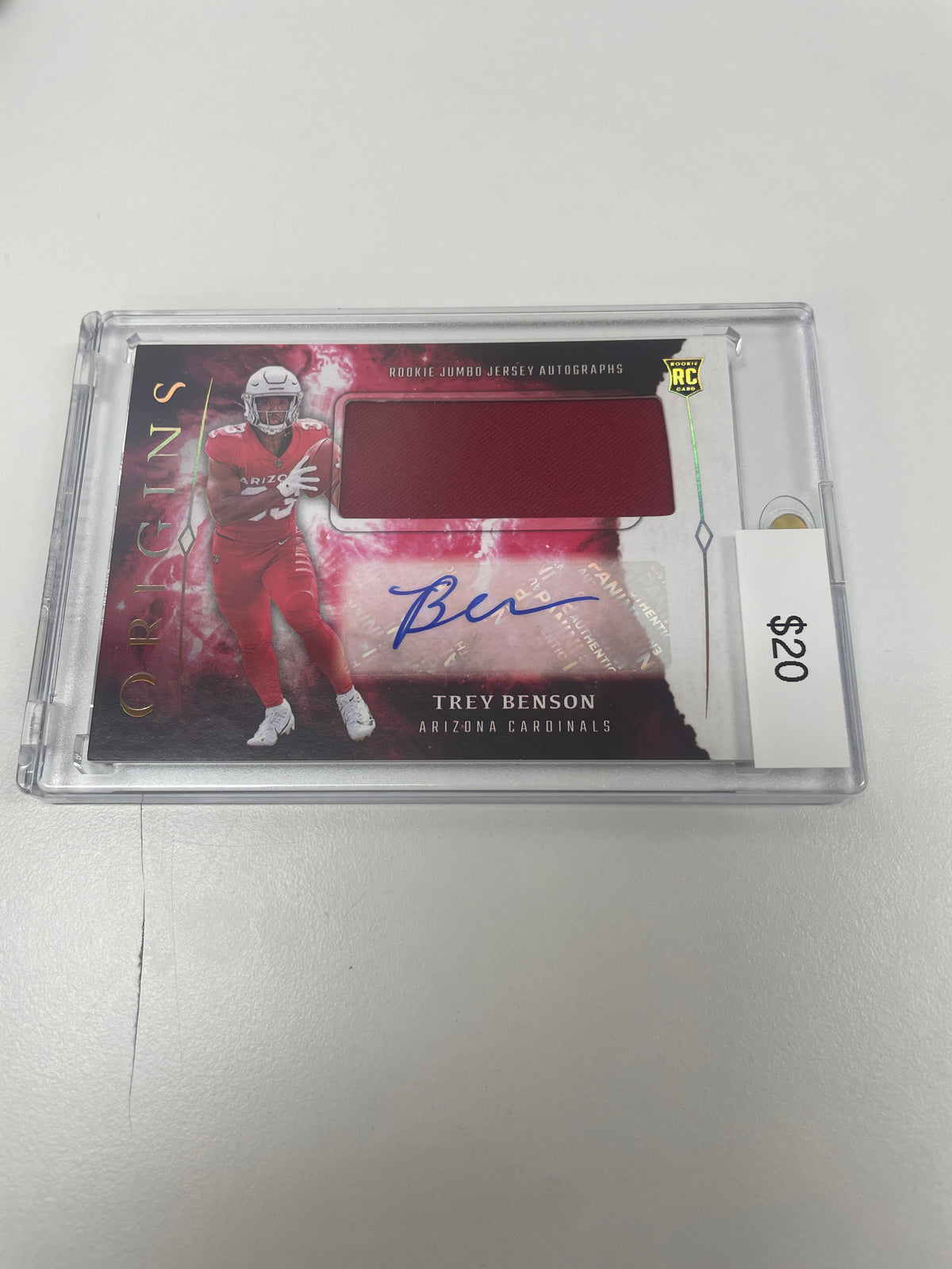 2024 Origins Trey Benson RPA #RJA-TBE