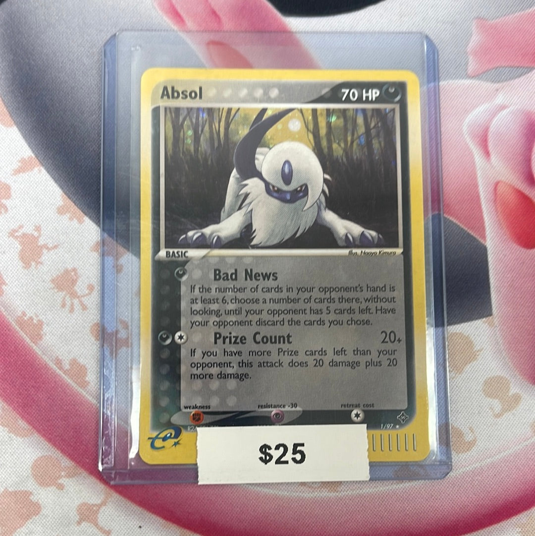 Pokémon Absol Dragon Holo 1/97