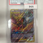 Pokemon Moltres & Zapdos & Articuno GX SM210 PSA 10