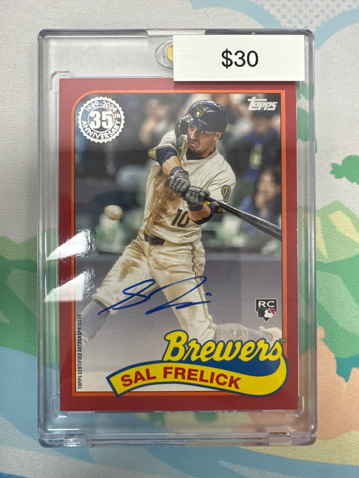 2024 Topps 35th Anniversary Sal Frelick Autograph 89AU-SF /25