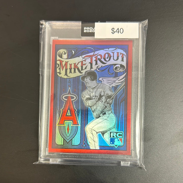 2020 Topps Project 2020 Mike Trout Holo 