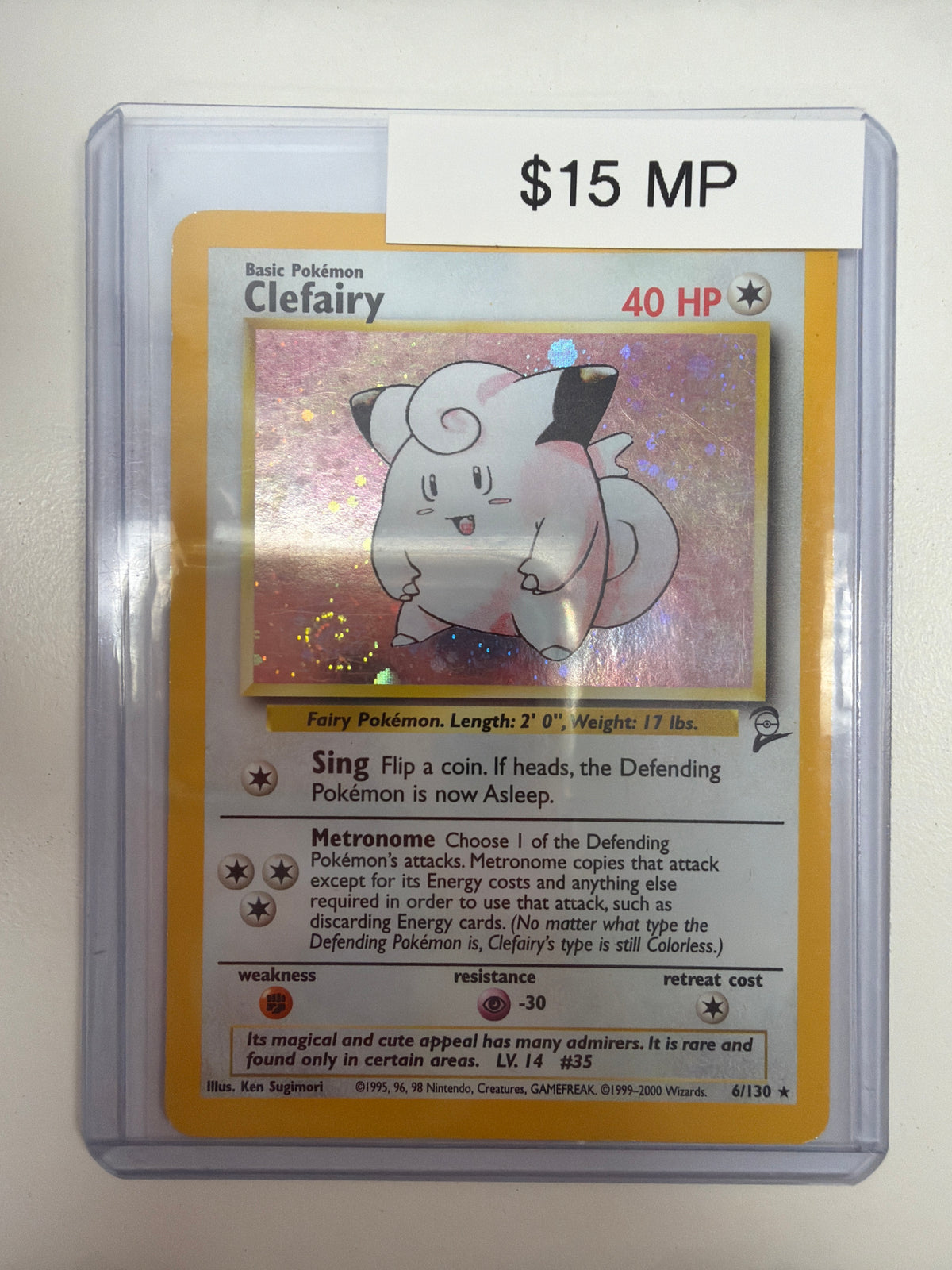 Pokemon Clefairy 6/130 MP