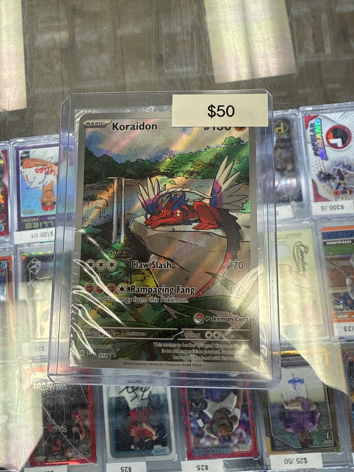 Pokemon Koraidon Pokemon Center Promo #014