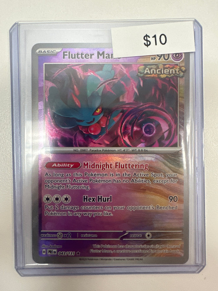 Pokemon Flutter Mane Master Ball Holo 043/131
