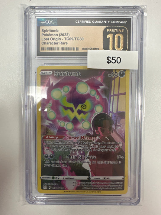 Pokemon Spiritomb TG09/TG30 CGC 10
