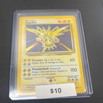 Pokémon Zapdos Base Set Holo 16/102
