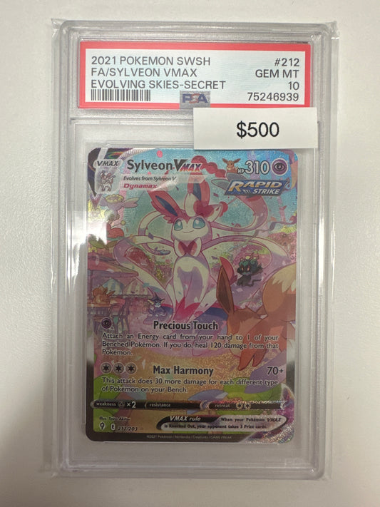 Pokemon Sylveon Vmax Alternate Art PSA 10