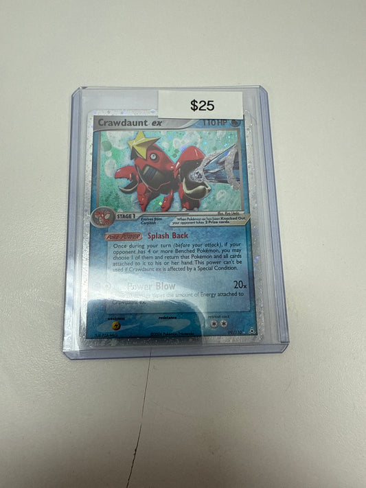 Pokemon Crawdaunt Ex #99/110