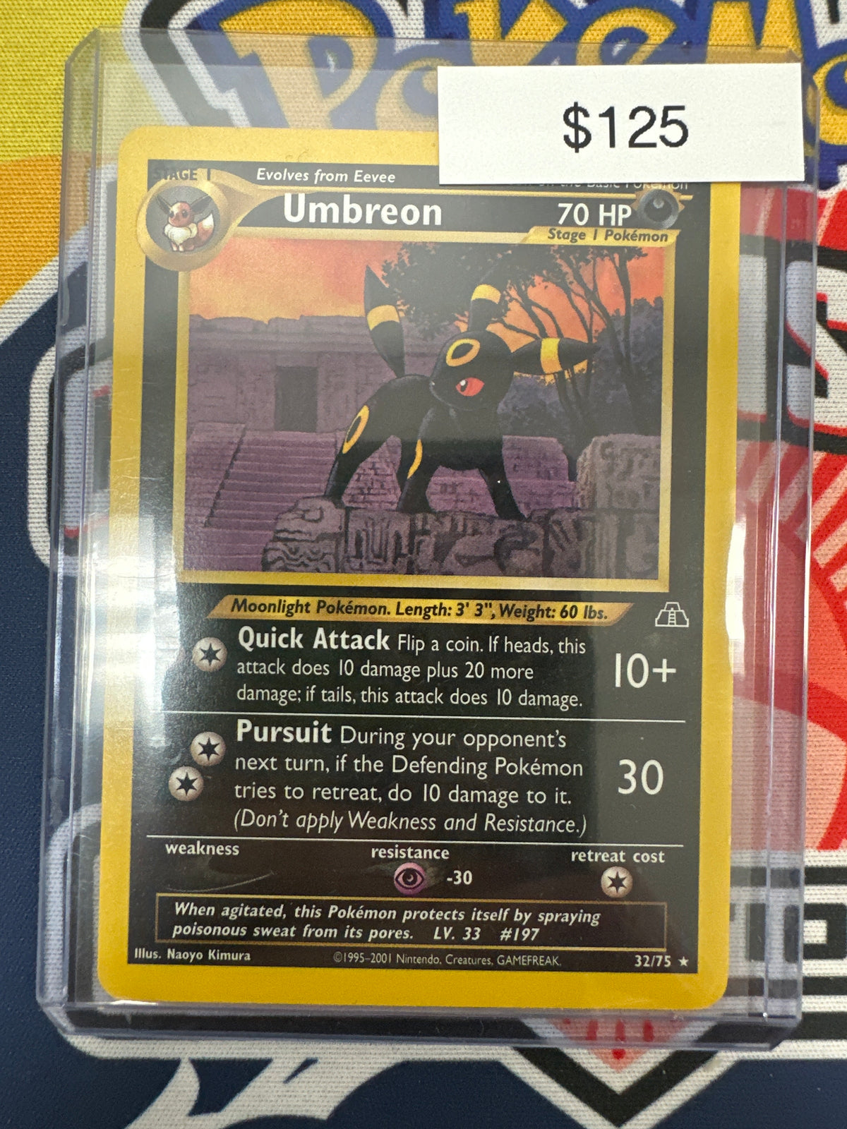 Pokemon 1st Edition Umbreon 32/75