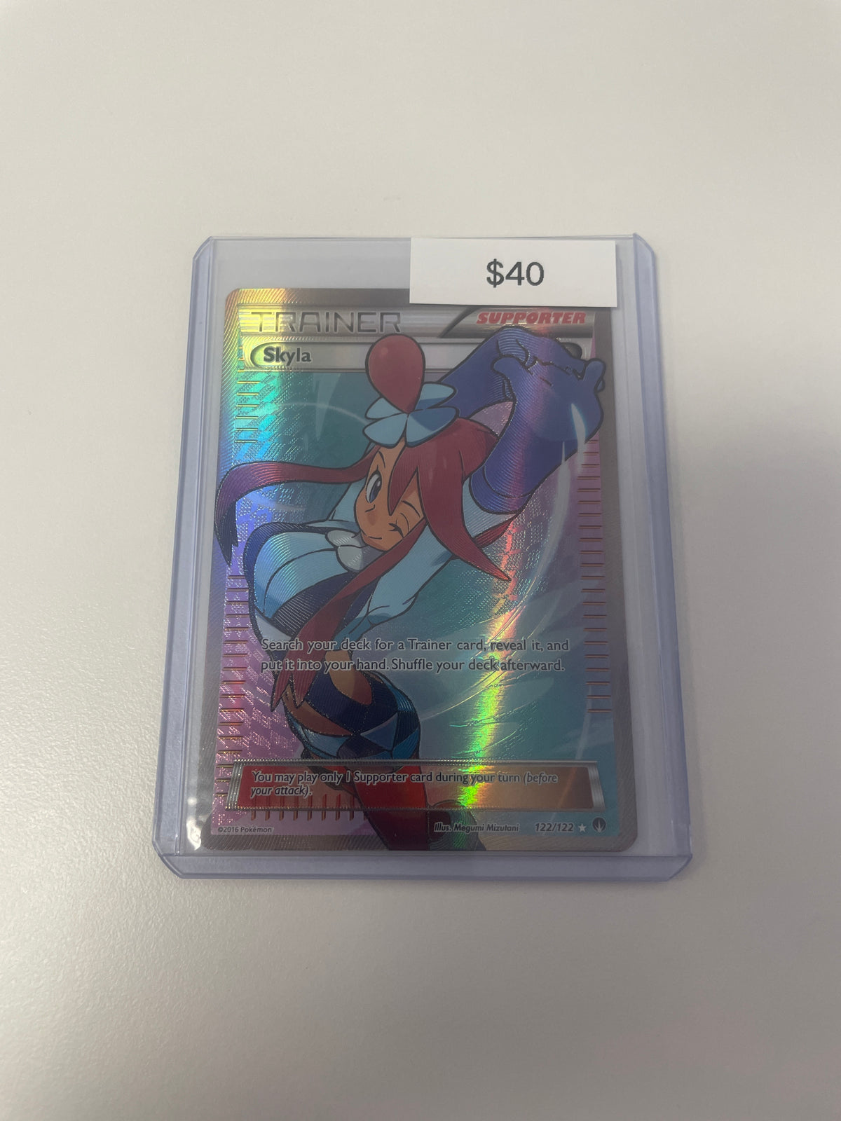 Pokemon Skyla Full Art 122/122 Grail Collectibles AZ Pokemon Skyla Full Art 122/122 Grail Collectibles AZ