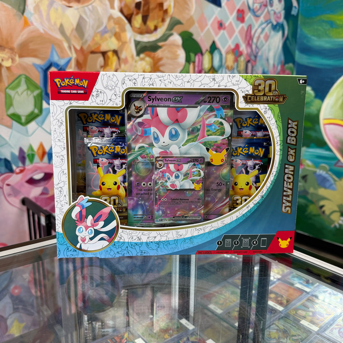 Pokemon 30th Celebrations Greninja/Sylveon EX Box