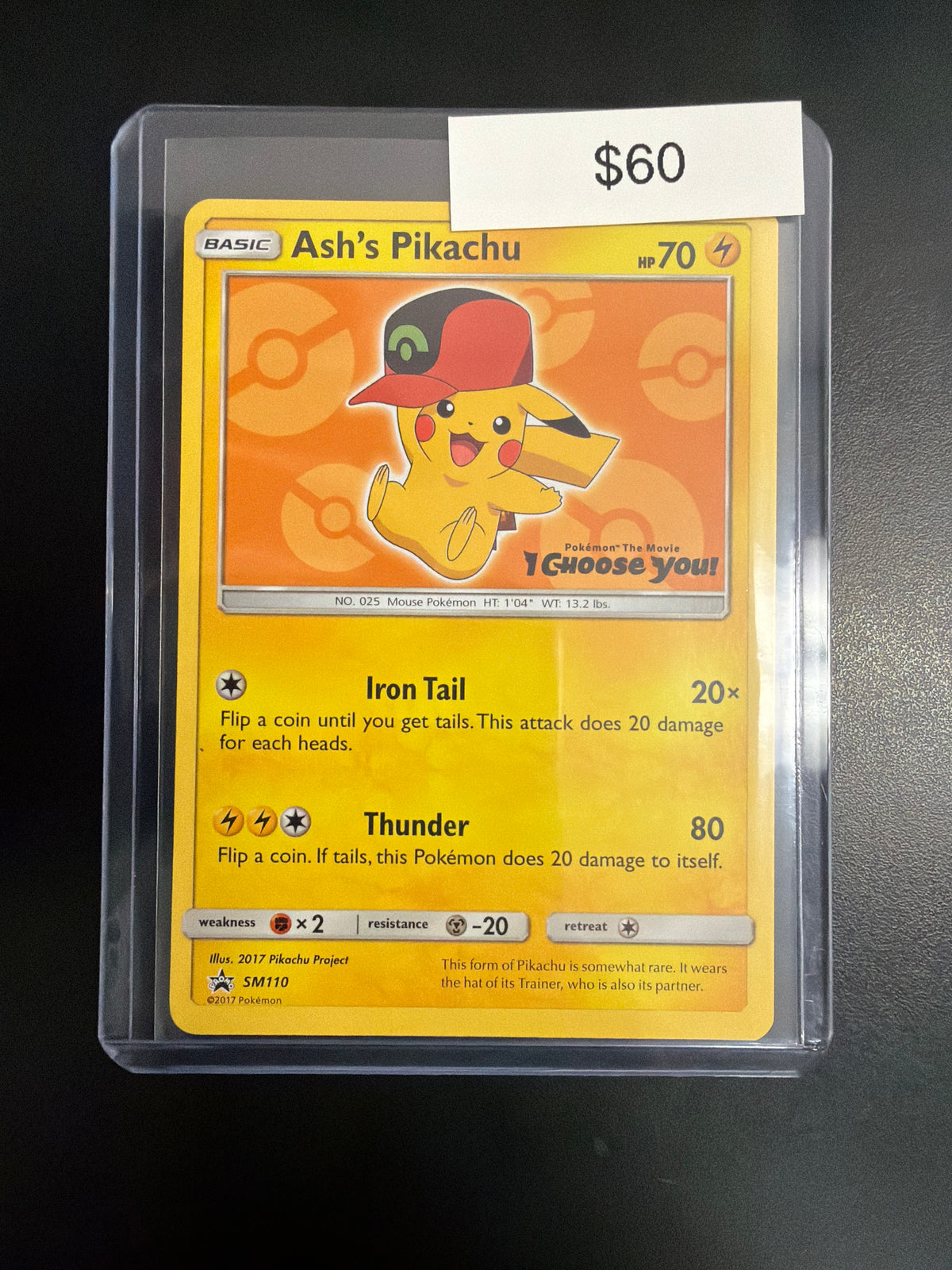 Pokemon Ash Pikachu #SM110