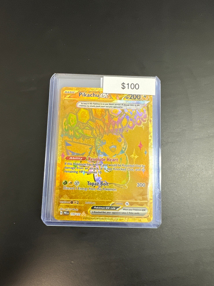 Pokémon Prismatic Evolutions Pikachu EX 179/131