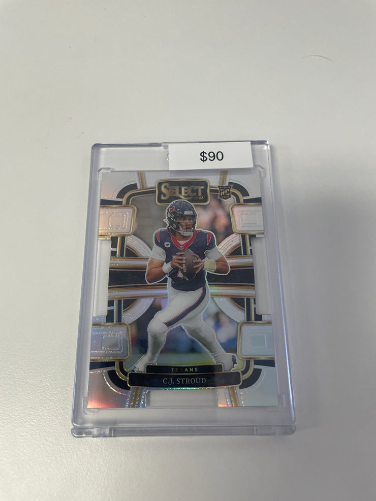 2023 Select CJ Stroud Silver Die Cut Rookie 