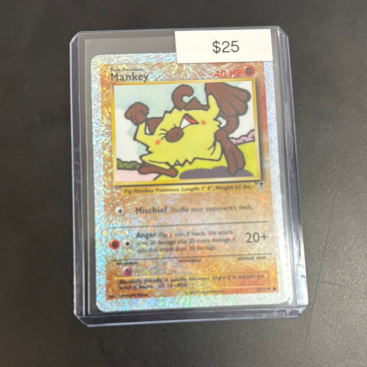 Pokémon Legendary Collection Mankey Reverse Holo 81/110