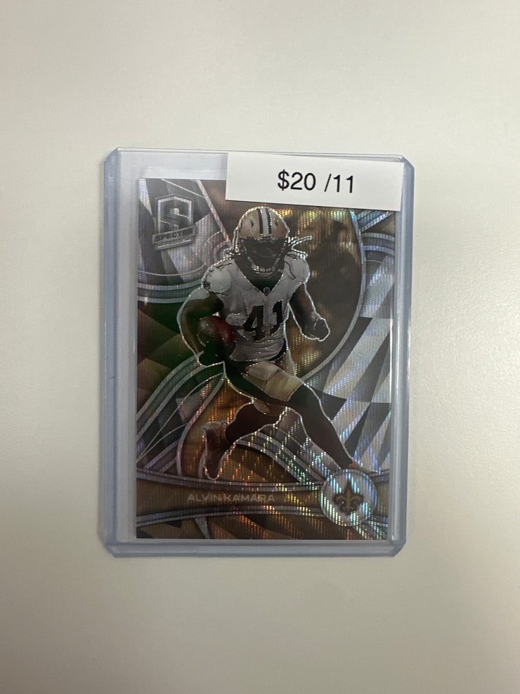 2022 Spectra Alvin Kamara Silver Wave /11 