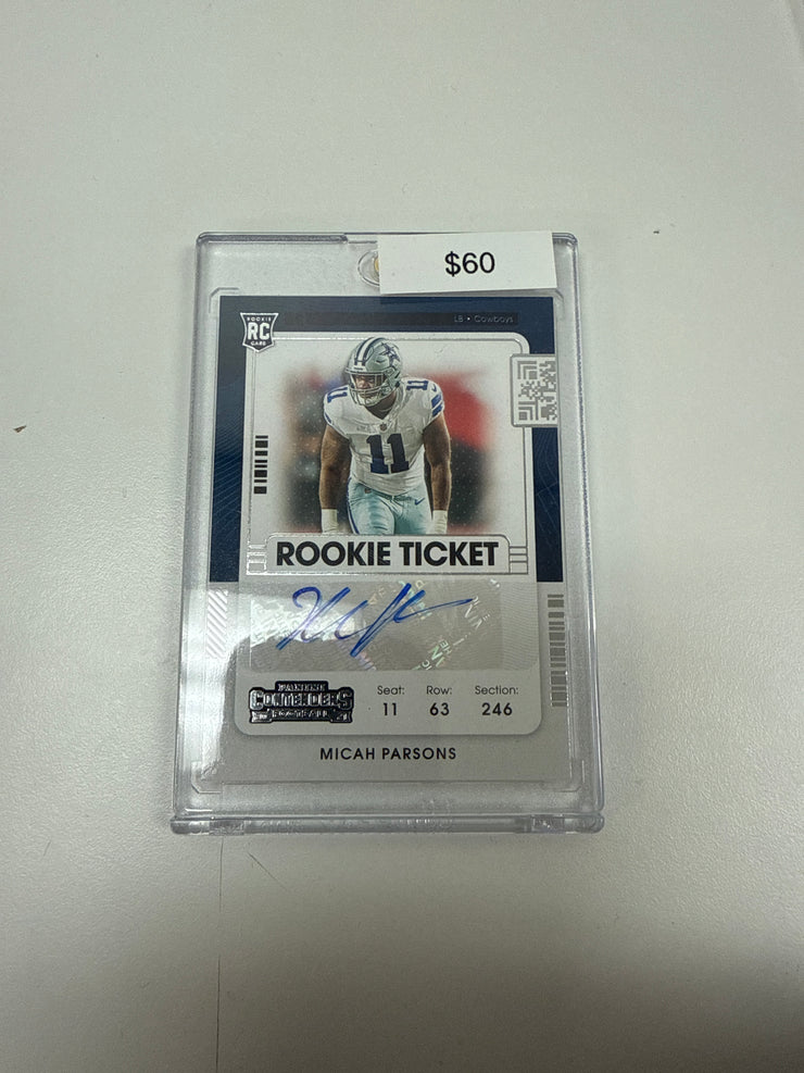 2021 Contenders Micah Parsons Rookie Auto 