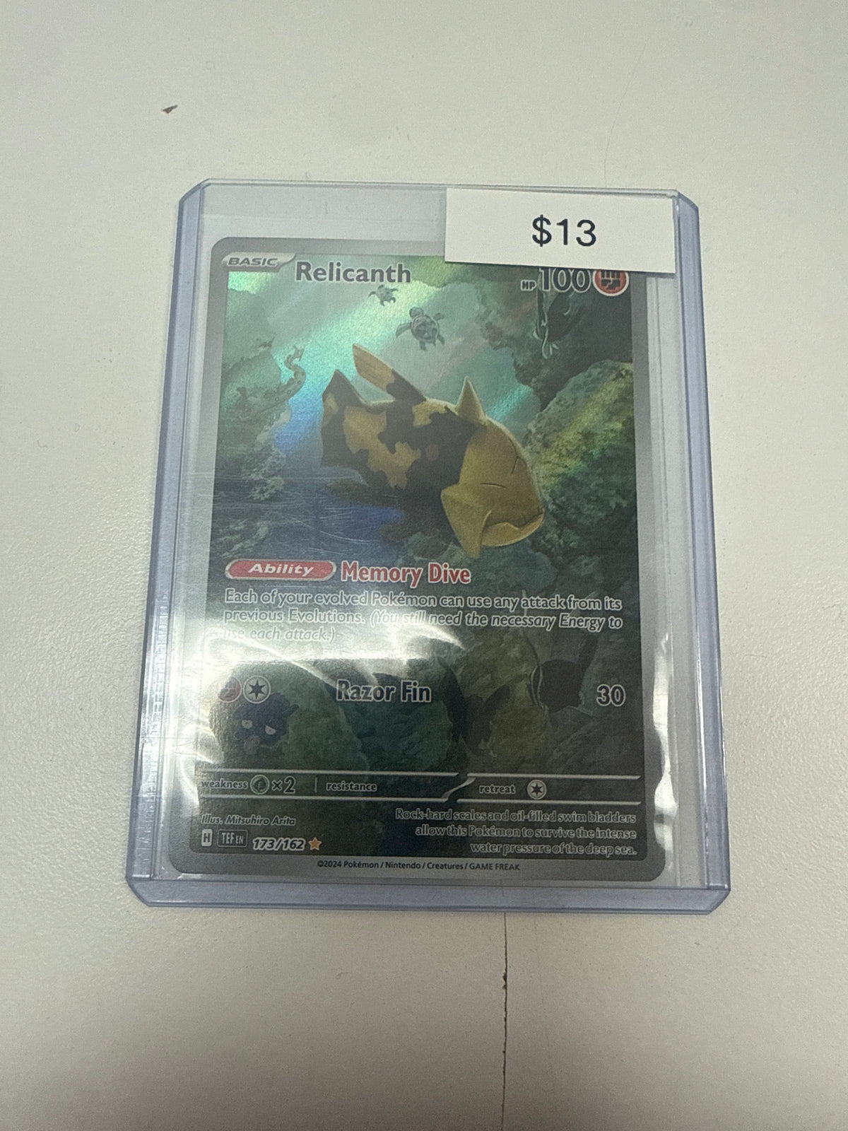 Pokemon Relicanth #173/162