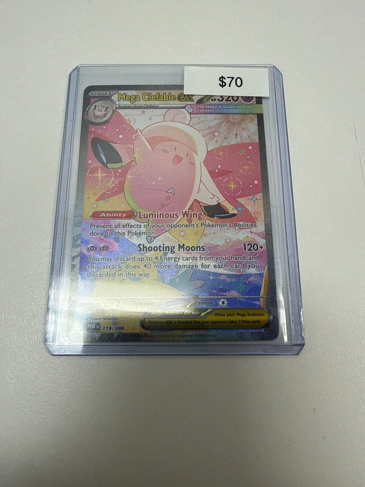 Pokemon Mega Clefable Ex #119/088