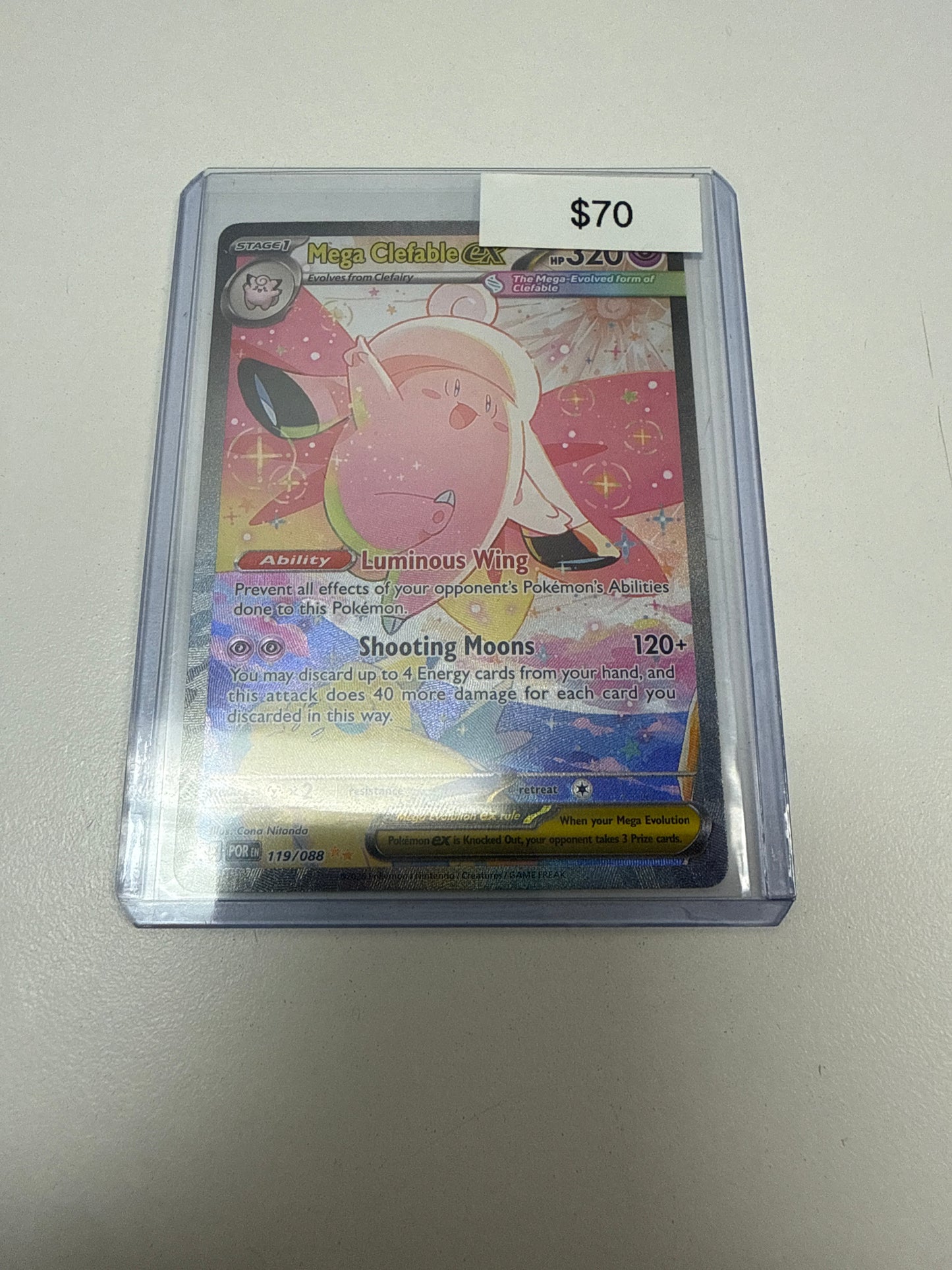 Pokemon Mega Clefable Ex #119/088