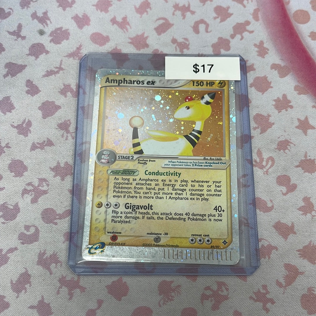 Pokémon Ampharos ex Dragon Holo 89/97