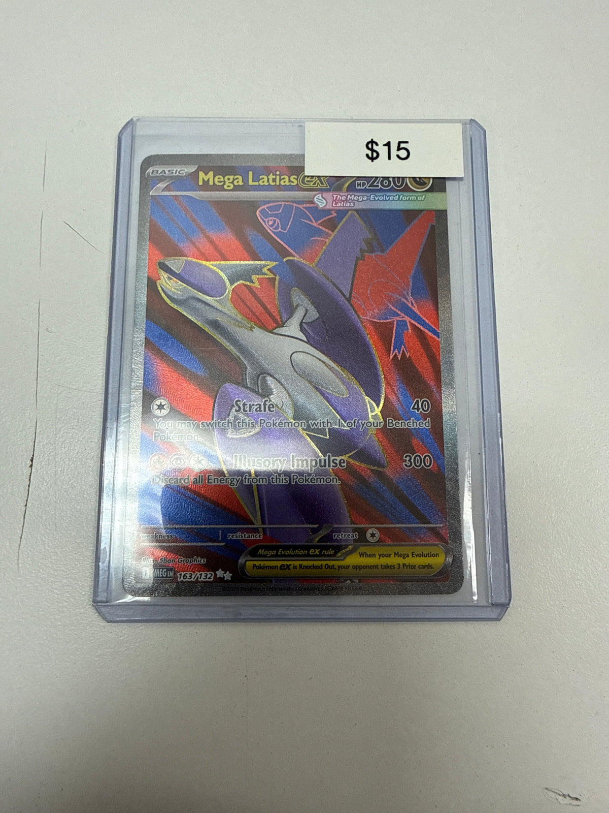 Pokemon Mega Latias Ex #163/132