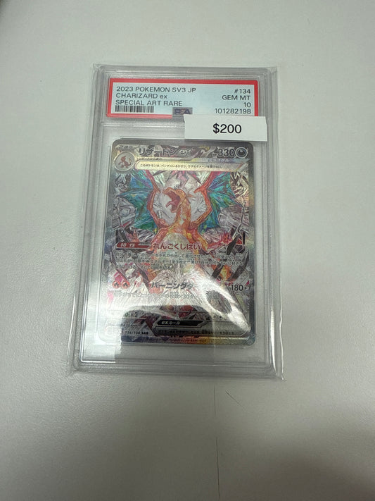Pokemon Japanese Charizard Ex #134/108 PSA 10