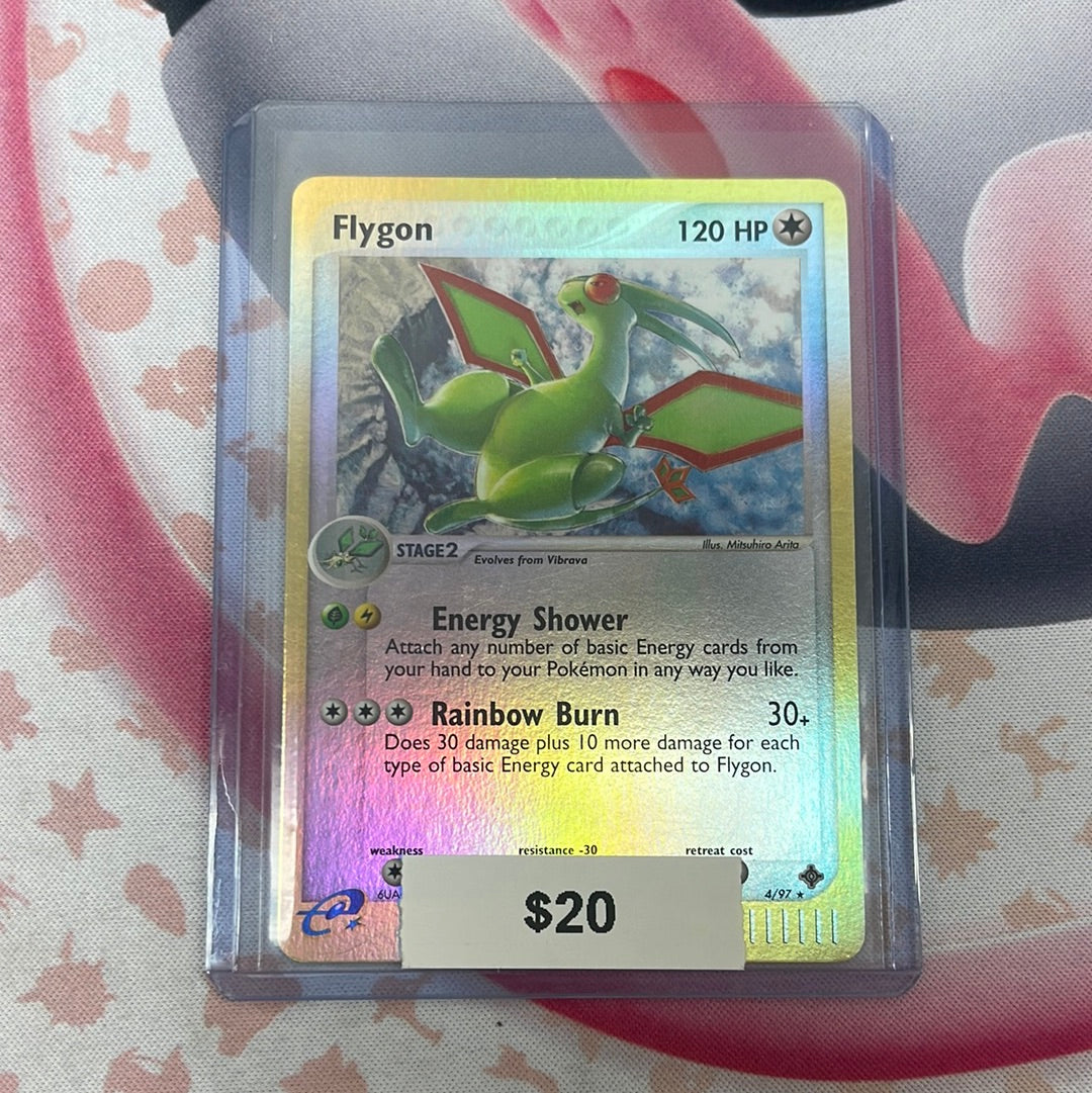 Pokémon Flygon Dragon Reverse Holo 4/97
