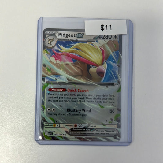 Pokémon PIDGEOT EX 164/197