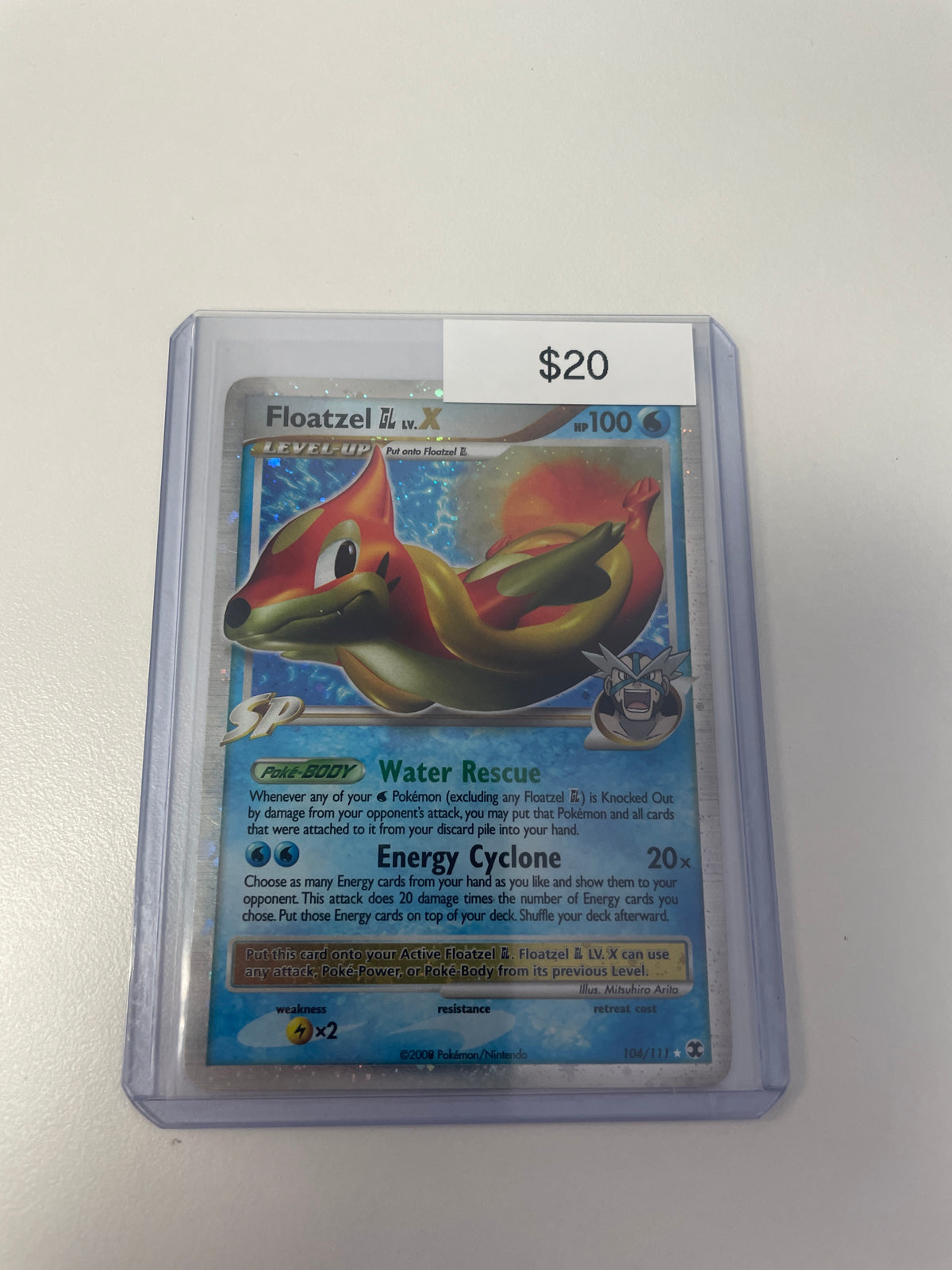 Pokemon Floatzel Lv X #104/111