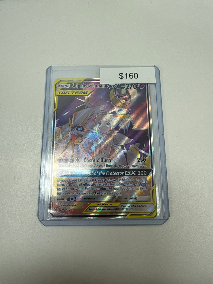 Pokémon Tag Team Solgaleo & Lunala GX 216/236